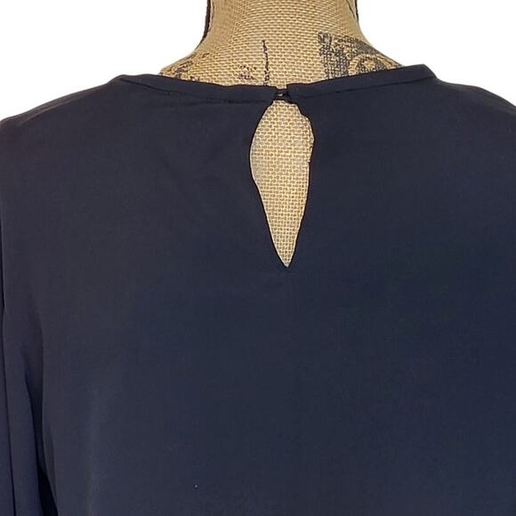 MARELLA Rivista Silk Crepe De Chine Blouse Removable Feather Cuffs NEW Size 8 - Picture 11 of 16